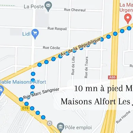 Escale-Marne Fr - 201 - Free Parking - Free Luggage Storage - All Equipped - Linen Included - Washing Machine - Luxury Emma Mattress 160X200 - 10Mn Walk Metro 8 - Rer A - Panoramic View - From 1 To 6 Guests *