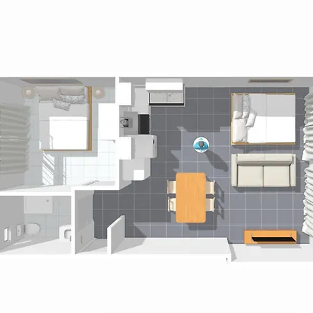 Apartment Escale-Marne Fr - 201 - Free Parking - Free Luggage Storage - All Equipped - Linen Included - Washing Machine - Luxury Emma Mattress 160X200 - 10Mn Walk Metro 8 - Rer A - Panoramic View - From 1 To 6 Guests *