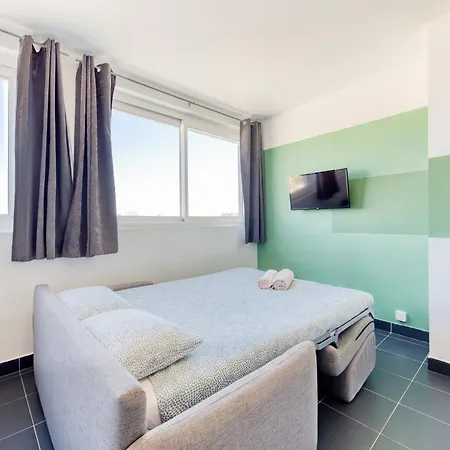 Escale-marne Fr - Loft With Rooftop View - Parking Gratuit - Ac - Climatisation - 201 Appartement *